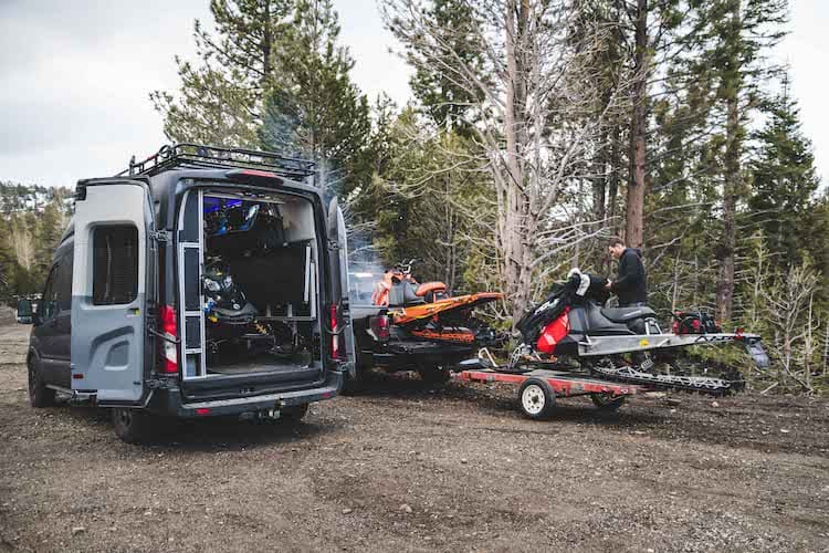 Van Camping In Rocky Mountain