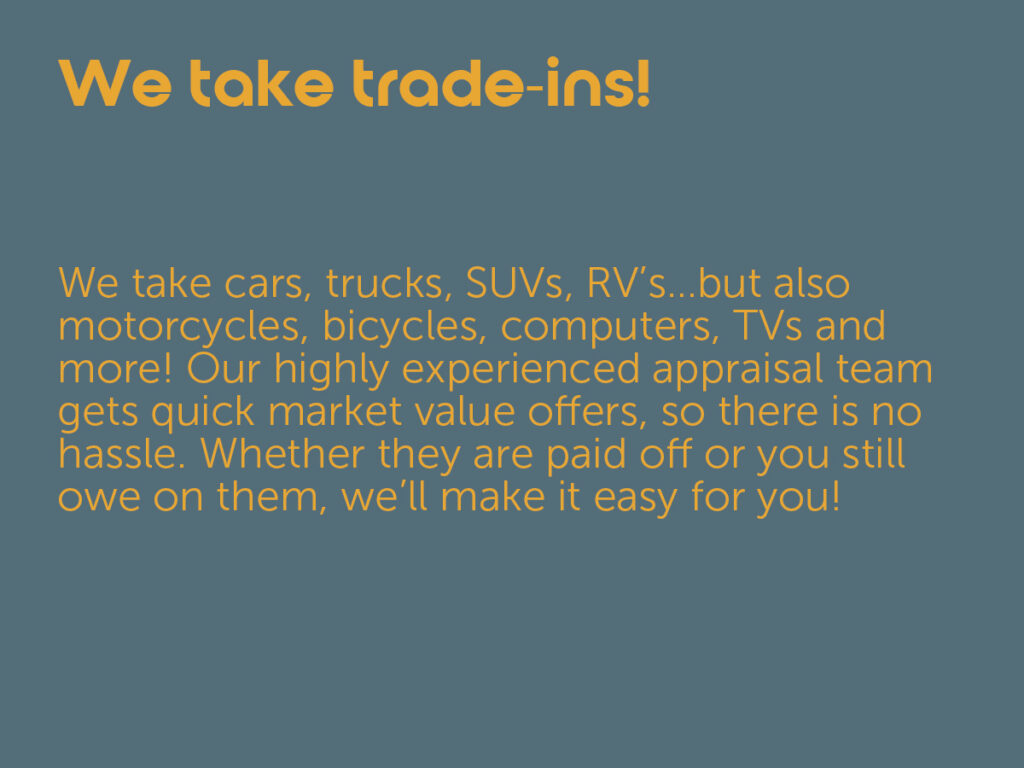 trade ins