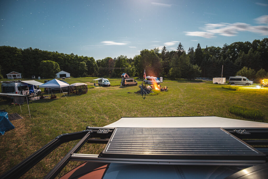 Campervan Camp In The Midwest