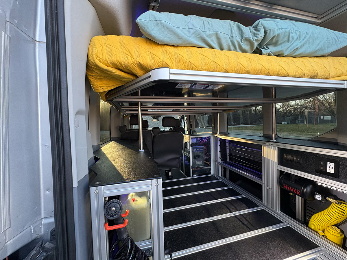 2018 Midroof GO VanDOit Ford Transit camper van photo 7